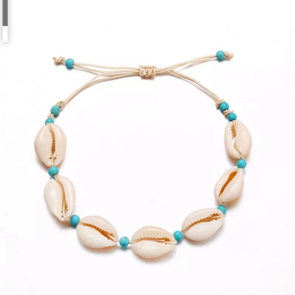 Trendy Cowrie Sea Shell Anklet Bracelet Very cute - Picture 4 of 7